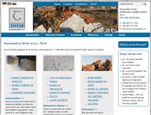 Tablet Screenshot of kamnosestvo-tavcar.com